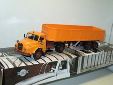 SAVIEM SM 24 benne chantier, camion semi remorque d'exeption 1:43 altaya