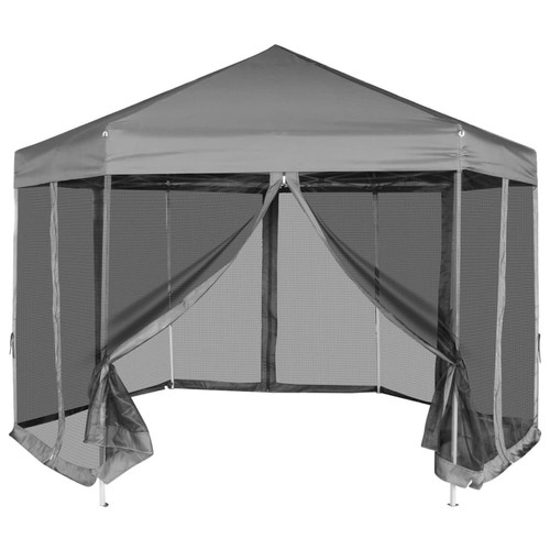 Chapiteau pliable hexagonal - pliable,