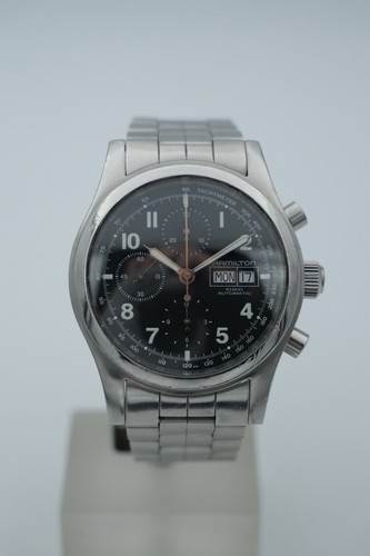 Chronographe hamilton khaki - chronographe,