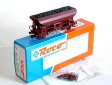 ROCO HO 46136 SIDE UNLOADING DUMP WAGON TREMI MINERAL COAL SNCB