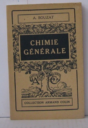 Chimie générale bouzat - chimie, |