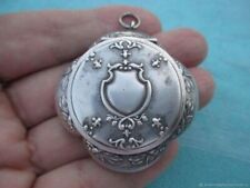 pendentif pilulier boîte Medaillon argent Poinçon ancien
