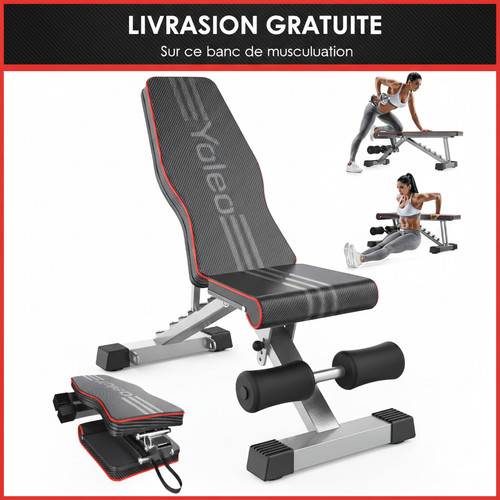 Banc musculation réglable - de,