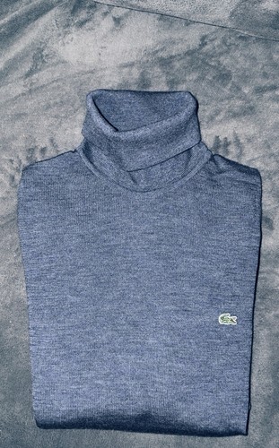 Lacoste pull homme bleu col