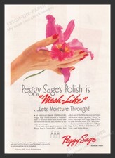 Peggy Sage "Mesh-Like" Flying Colors 1940s Print Advertisement Ad 1941