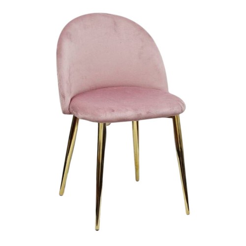 Chaise velours rose - velours,