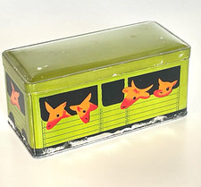 "ANTIQUE LITHOGRAPHED TOLE ADVERTISING BOX ""BISCUITS FLOR MONTPELLIER"