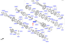 Anneau élastique de boîte de vitesses manuelle KIA NIRO MK1 432372D051 NEUF