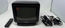 Vtg Sony Trinitron KV-8AD10 8" CRT Color TV 1990 Retro Gaming RV Car - TESTED