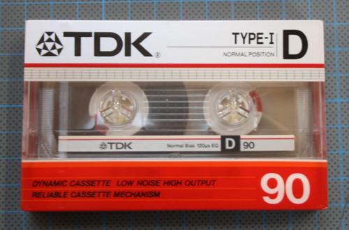 Cassette audio tape tdk - cassette, d
