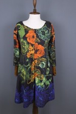 Desigual by Christian Lacroix Multicolor Floral A-Line Mini Dress Size M