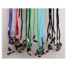 Cordon pour Lunettes de Vue ou Soleil 55 cm Corde Maintien Cou 8 Couleurs