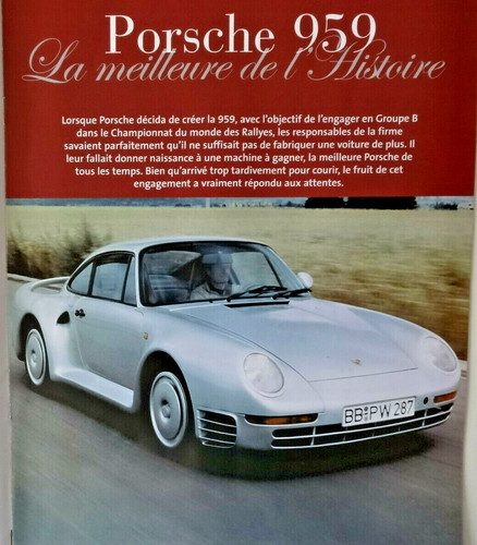 Fascicule porsche 959 - -,