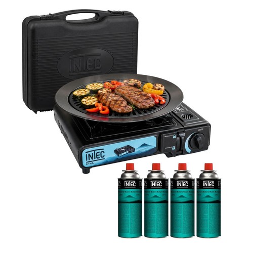 Réchaud gaz 2200w - gaz, 4