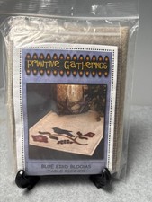 Blue Bird Blooms Table Runner Kit 12" x 31" Designed by Carole Charles Primitive