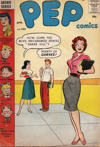 Pep comics 132 key - comics,