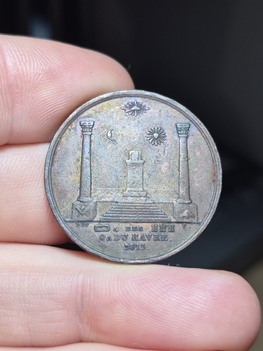 141 medaille franc - medaille, franc-maçon