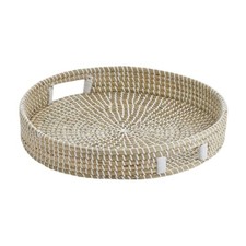 Panier tressé en jonc de mer