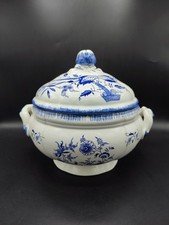 Ancienne grande soupière en faïence, Lancaster, Sarreguemines