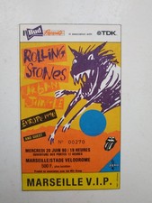 TICKET CONCERT, Rolling