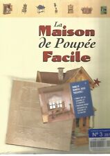 THE EASY DOLLHOUSE - DELPRADO N°03 - KITCHEN TABLE + 2 CHAIRS 