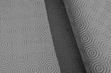 Sous nappe PVC Gris genre Bulgomme - Rectangulaire 140 x 150 cm