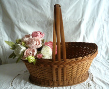 Ancienne corbeille panier osier
