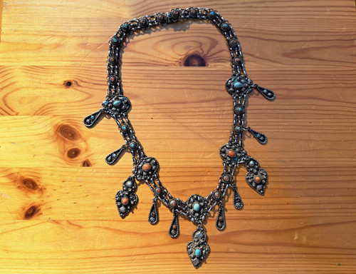 Collier argent 800 égypte - collier,