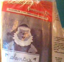 Bucilla Needlework Kit 3489 Santa's Mail Bag VTG 1960-1961 KIT  PLEASE READ THX