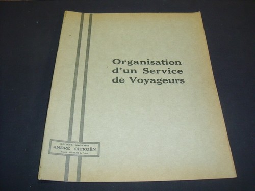 Rare brochure interne aux - rare,