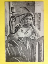 Old postcard North Africa ALGERIA Meriem SMOKING HOOKAH, SHISHA, WATER PIPE Tobacco