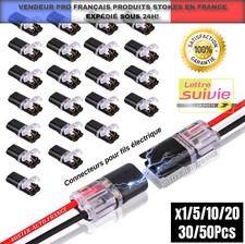 Connecteur de Fil Électrique Voiture Etc Câble Bornes Prise✅2 Broches 18-22AWG