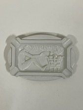 cendrier porcelaine blanche 