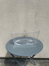 1980s Esterlin Clear Plastic Champagne Basin Made in Italy