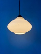 Vintage Philips Opaline Glass Pendant Lamp attributed to Louis Kalff