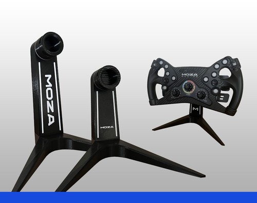 Moza wheel stand 3d printed - moza,