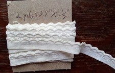 Vintage Cotton Trim With Scalloped Edge #1021