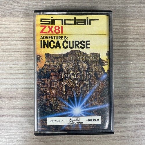 Inca curse jeu vidéo zx81 - jeu,