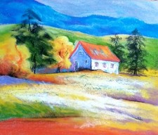 House Mountain Fields Wheat