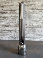 Large Silver Mag-Lite Instrument USA Flash Light  15" BATTERY NOT INCLUDED