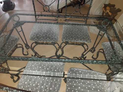 Table fer forgé - en,
