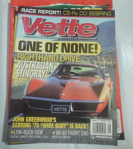 Vette corvette magazine - corvette,