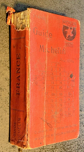 Guide michelin rouge 1925 - michelin,