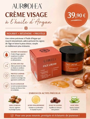Aurodhea crème visage - crème,