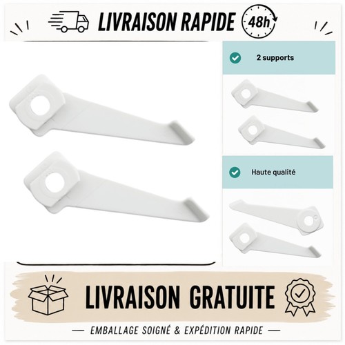 Supports plafond rail rideau
