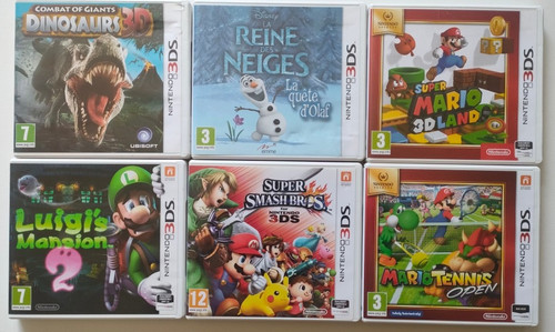 Lot jeux nintendo 3ds - lot,