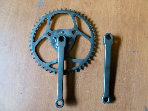 Ancien vélo pédalier piste - pédalier,
