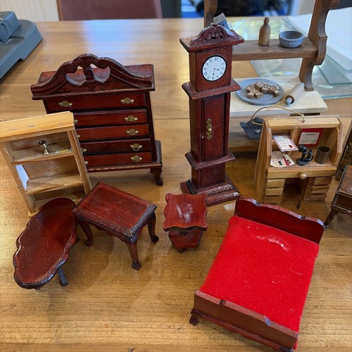 Lot vintage cherry mohagony - lot,