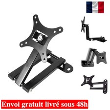 Support Mural Noir pour TV 10-32 Pouces avec Bras Pivotant et VESA 100x100