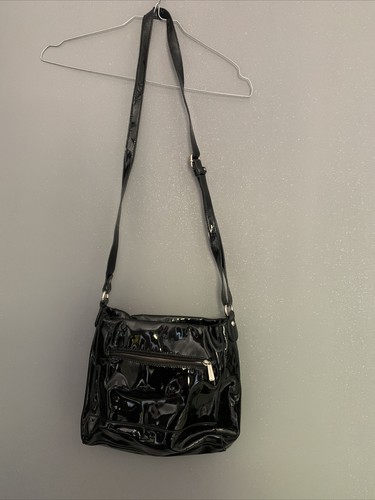 Sac noir brillant sylvain - noir,